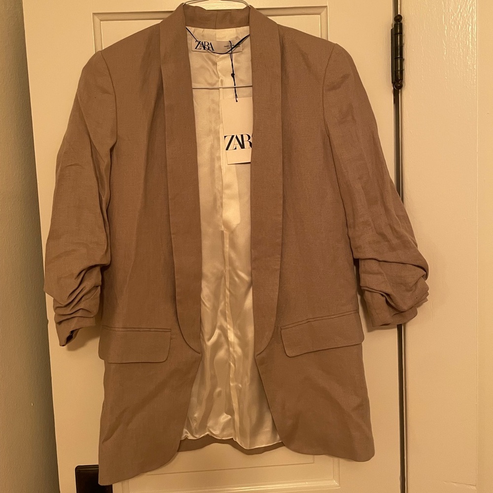 Zara linen blazer